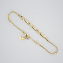 Cargar imagen en el visor de la galería, Pulsera eslabones en oro amarillo 14kñ