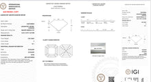 Cargar imagen en el visor de la galería, Diamante laboratorio asscher 1.08cts
