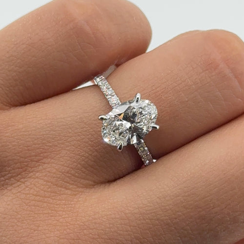 Diamante laboratorio oval 2.03cts