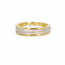 Cargar imagen en el visor de la galería, Churumbela en oro amarillo 14k con diamantes.
