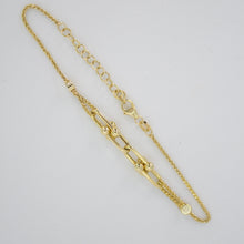 Cargar imagen en el visor de la galería, Pulsera eslabones en oro amarillo 14k.