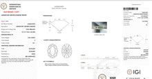 Cargar imagen en el visor de la galería, Diamante laboratorio oval 2.20cts