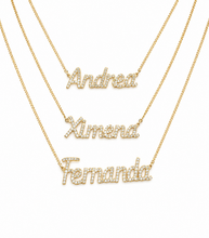 Cargar imagen en el visor de la galería, Gargantilla personalizada con diamantes lab grown