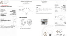 Cargar imagen en el visor de la galería, Diamante laboratorio oval 2.03cts