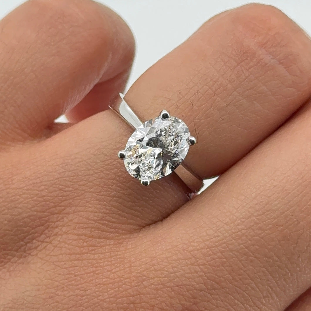 Diamante laboratorio oval 2.20cts