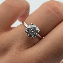 Cargar imagen en el visor de la galería, Diamante laboratorio redondo 2.40cts