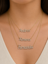 Cargar imagen en el visor de la galería, Gargantilla personalizada con diamantes lab grown