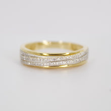 Cargar imagen en el visor de la galería, Churumbela en oro amarillo 14k con diamantes.