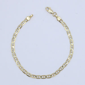 Pulso tipo guchi en oro amarillo 14k.