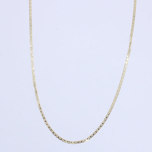 Cadena tipo guchi en oro amarillo 14k.
