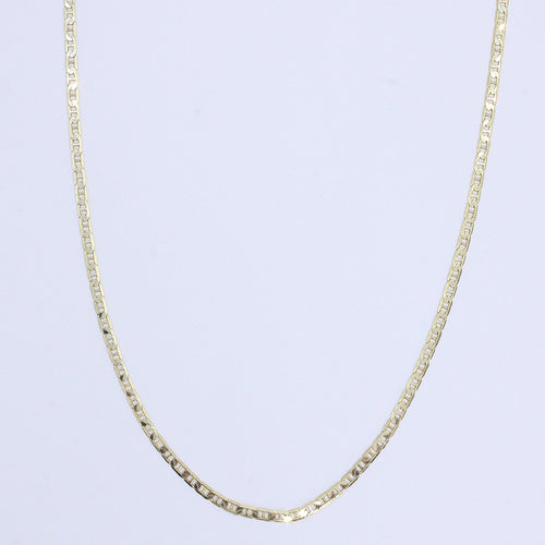 Cadena tipo guchi en oro amarillo 14k.