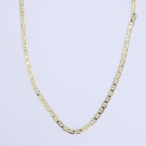 Cadena tipo guchi en oro amarillo 14k.