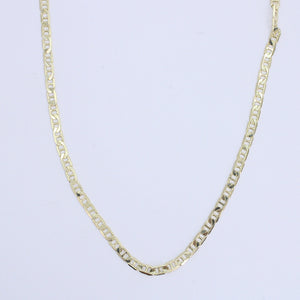 Cadena tipo guchi en oro amarillo 14k.
