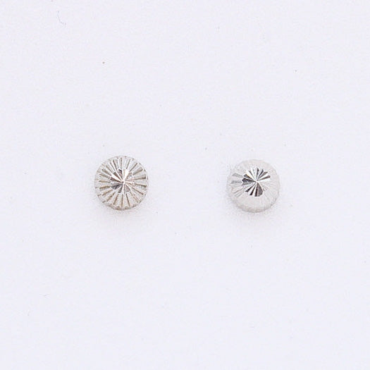 Broquel en oro blanco 14k